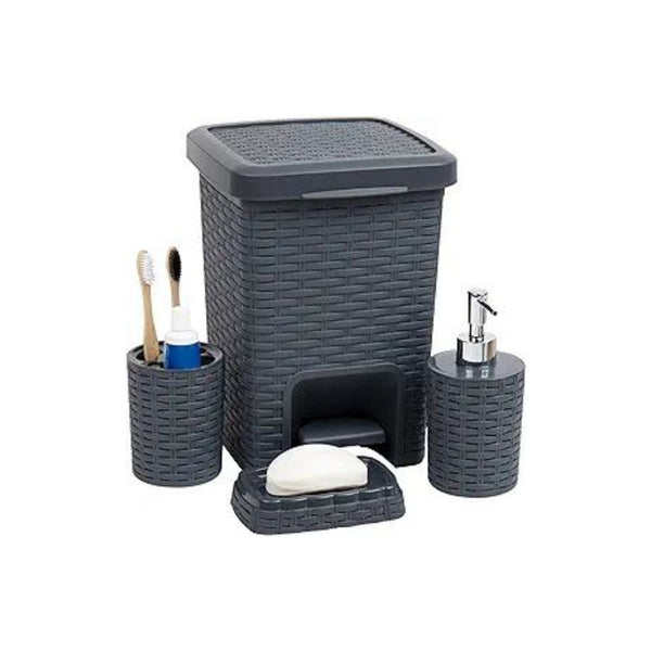 4 Pc Bathroom Essentials Set