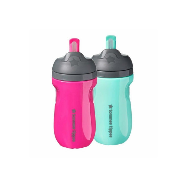 2-Count Insulated 9 Oz Spill Proof Straw Cups for Toddlers