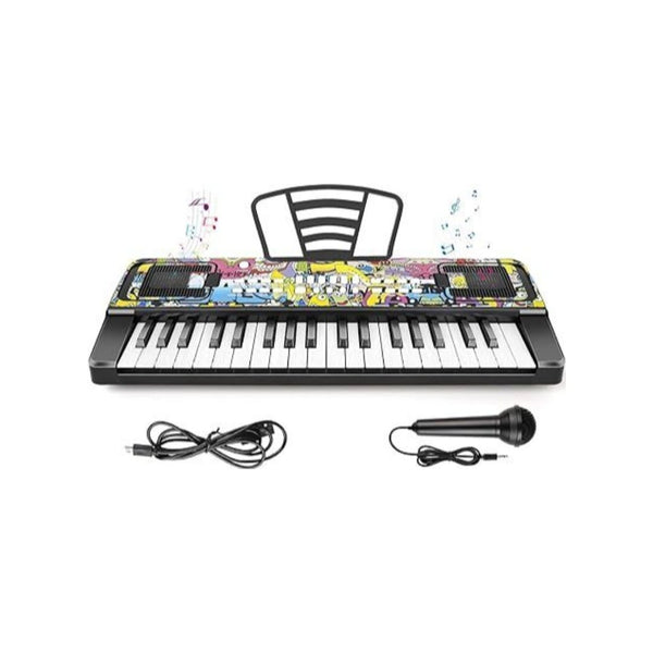 37 Keys Electronic Piano with Music Book Bracket for Kids