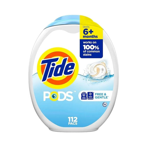 tide pods free and gentle laundry detergent soap pacs
