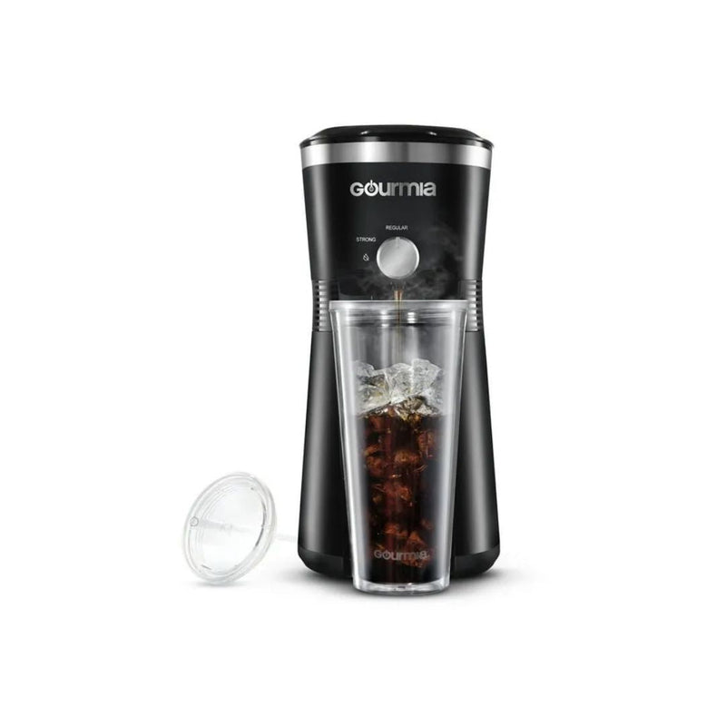 Gourmia Iced Coffee Maker with 25 fl oz. Reusable Tumbler