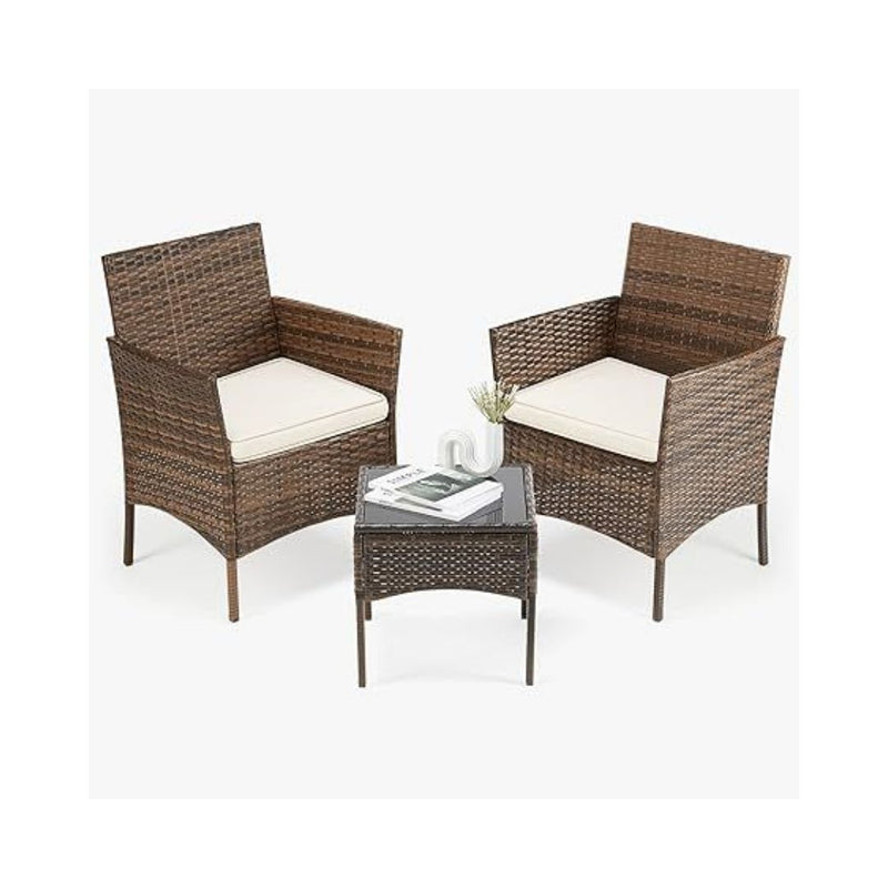 3 Pieces Outdoor Patio Furniture Set