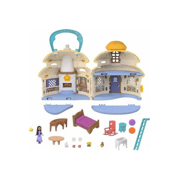 Mattel Disney Wish Mini Doll & Dollhouse Playset