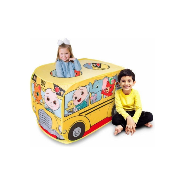 Cocomelon Musical Yellow School Bus Pop Up Tent