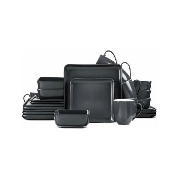 24-Piece Stone Lain Amy Porcelain Dinnerware Set