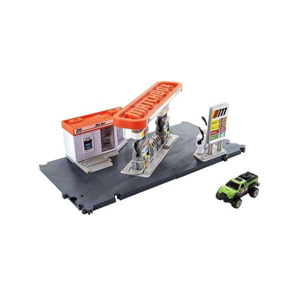 Matchbox Cars Playset, Action Drivers Fuel Station