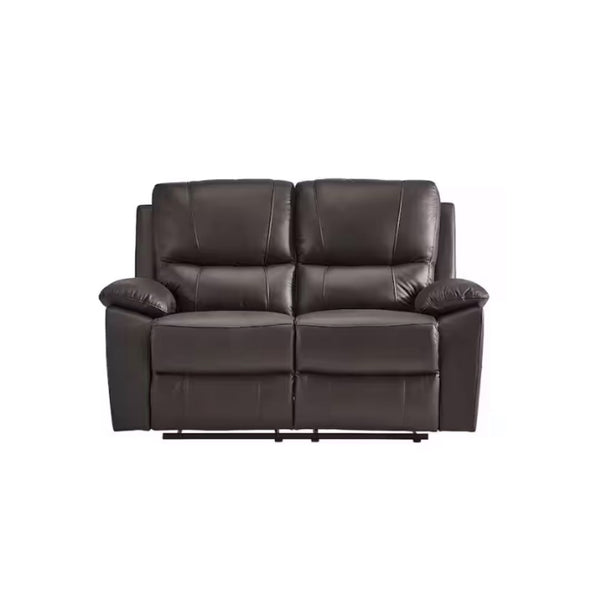 Faux Leather Double Manual Reclining Loveseat