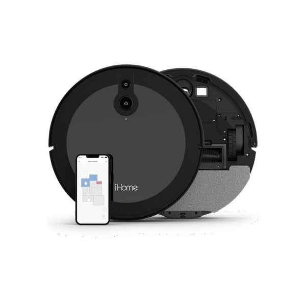 iHome AutoVac Luna 2-in-1 Front LIDAR Robot Vacuum and Vibrating Mop