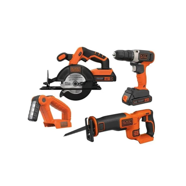 Black & Decker 20 Volt 4-Tool Kit