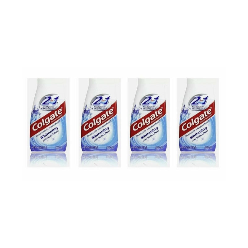 4 Packs Colgate 2-in-1 Whitening With Stain Lifters Toothpaste