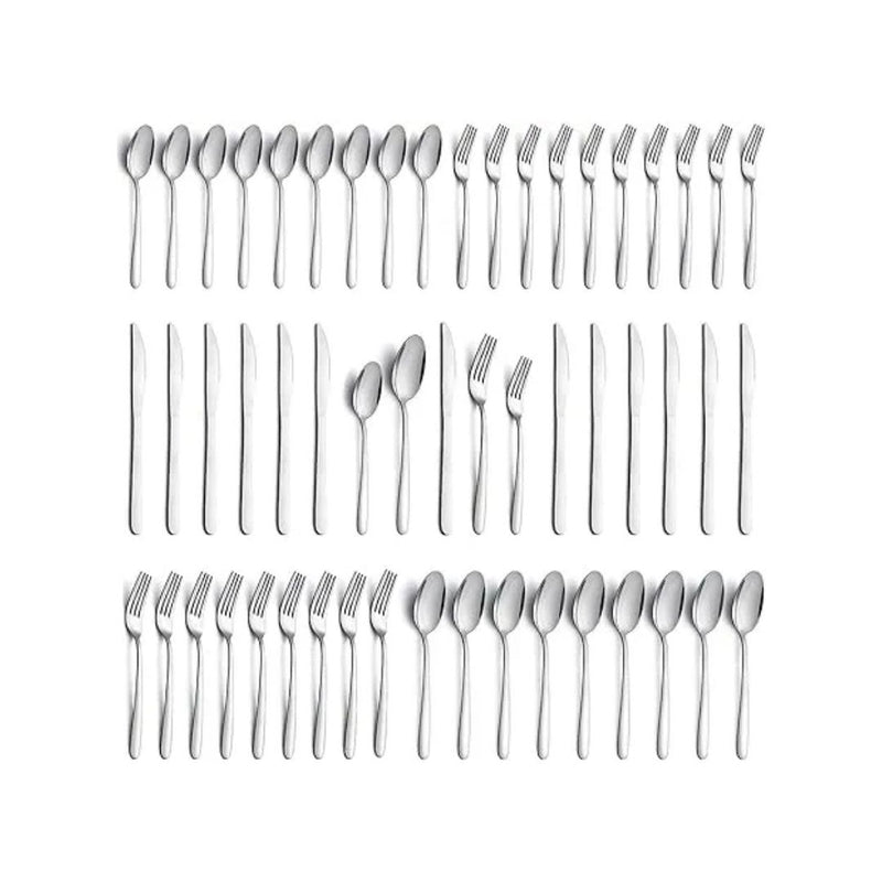 60 Piece Stainless Steel Silverware Set for 12