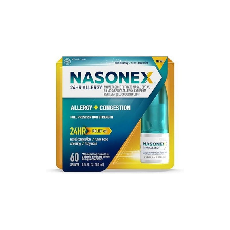 60 Sprays of Nasonex 24-Hour Allergy Nasal Spray