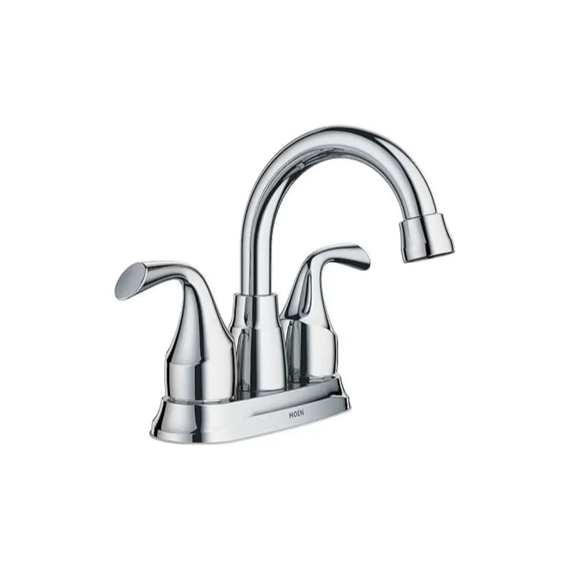Moen Chrome Idora Two-Handle Centerset Bathroom Sink Faucet
