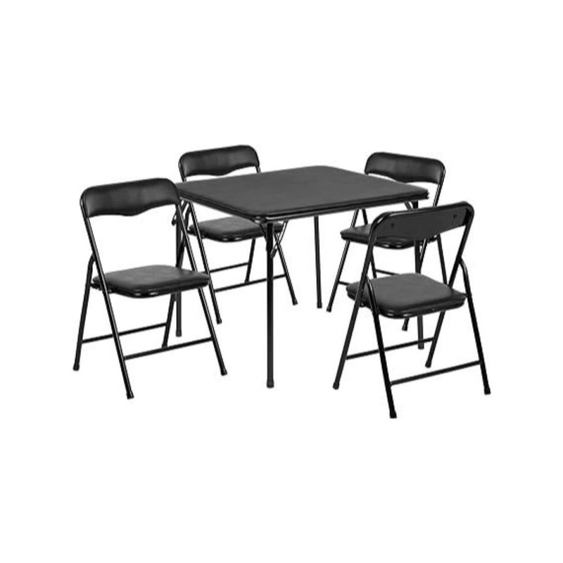 Flash Furniture Mindy Kids 5-Piece Folding Square Table and Chairs Set