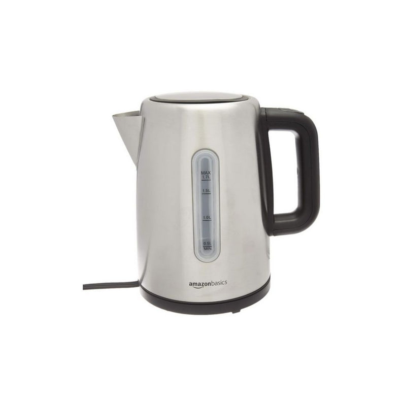 Amazon Basics Stainless Steel Fast Portable Electric Hot Water Kettle
