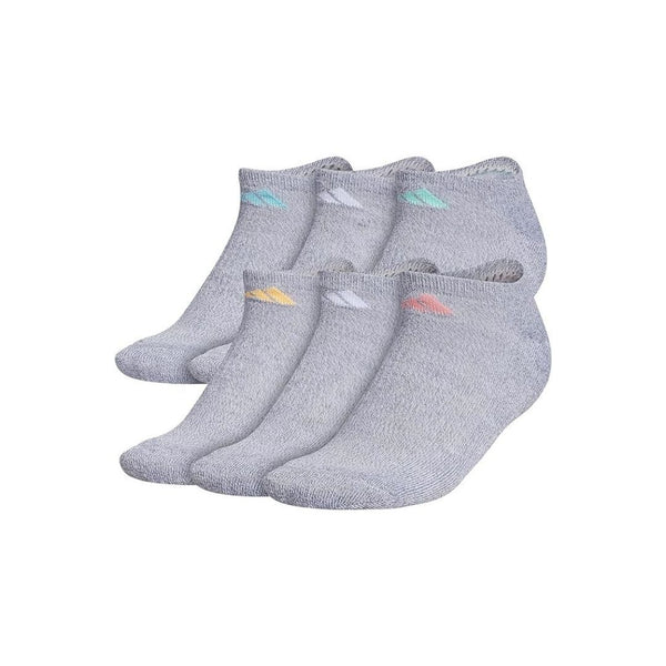 6 Pairs of adidas Women’s Athletic Cushioned No Show Socks