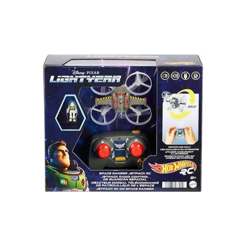 Hot Wheels RC Space Ranger Jetpack with Buzz Lightyear Figure