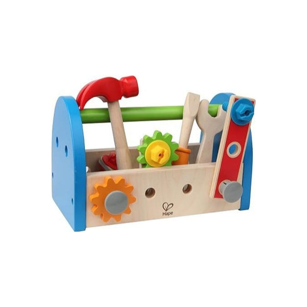 Hape Fix It Kid's Wooden Tool Box And Accessory Play Set