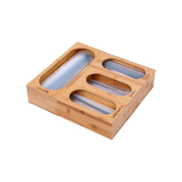 Bamboo Storage Bag Organizer