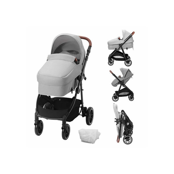 VEVOR Standard Baby Stroller with Bassinet