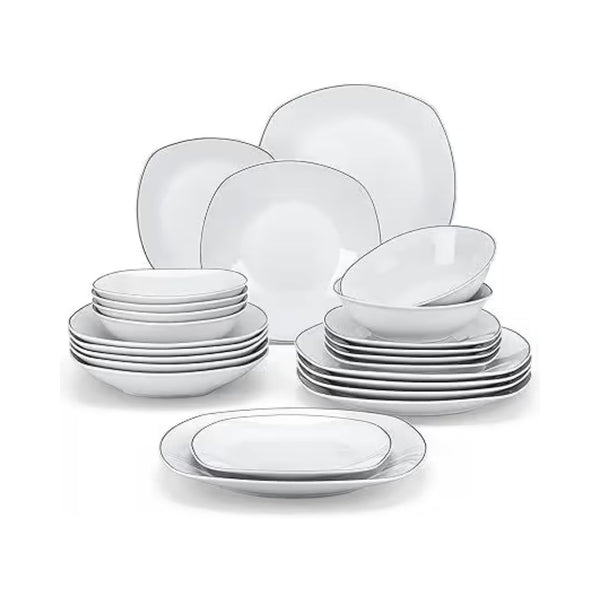 24-Piece Dinnerware Dishes Set