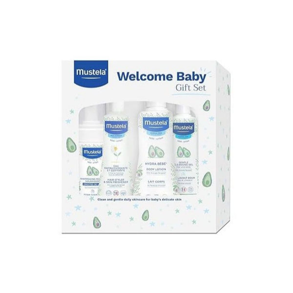 4 Piece Mustela Welcome Baby Gift Set