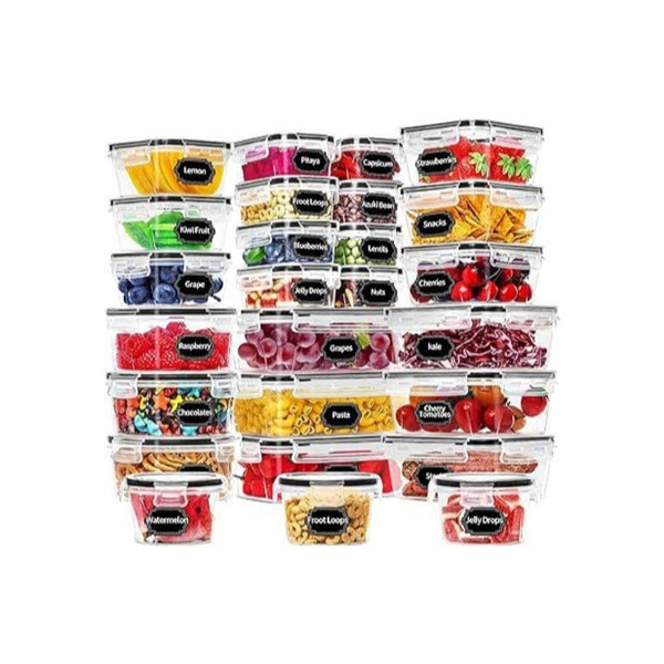 52 Piece Airtight Food Storage Containers with Lids