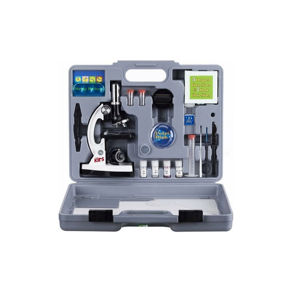52-Pcs Kids Beginner Microscope STEM Kit