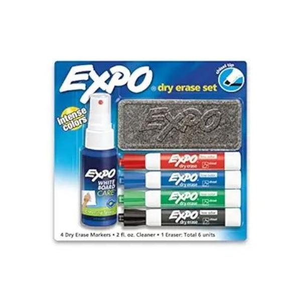 EXPO Low Odor Dry Erase Marker Starter Set