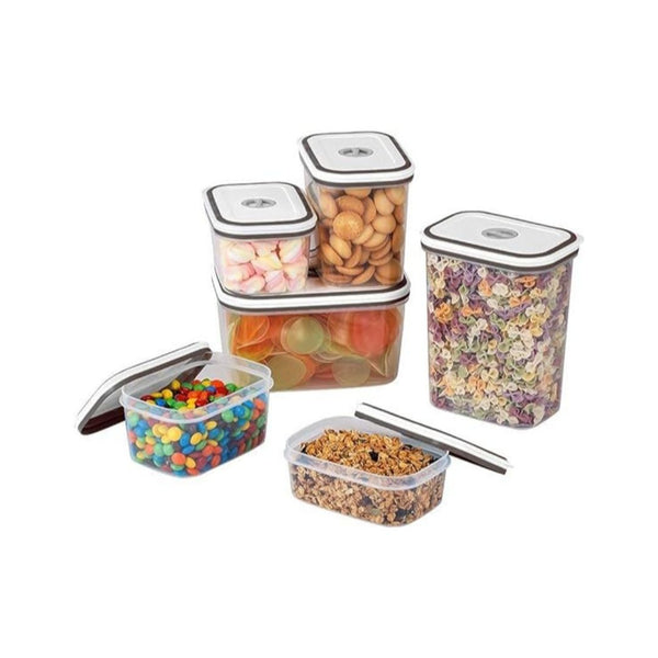 Set of 6 Airtight Food Storage Container with Durable Lid