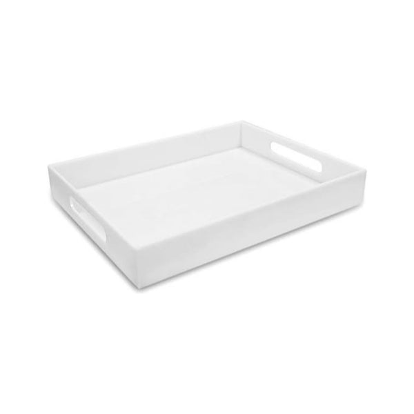 Large White Acrylic Tray, 18 x 24 Inch