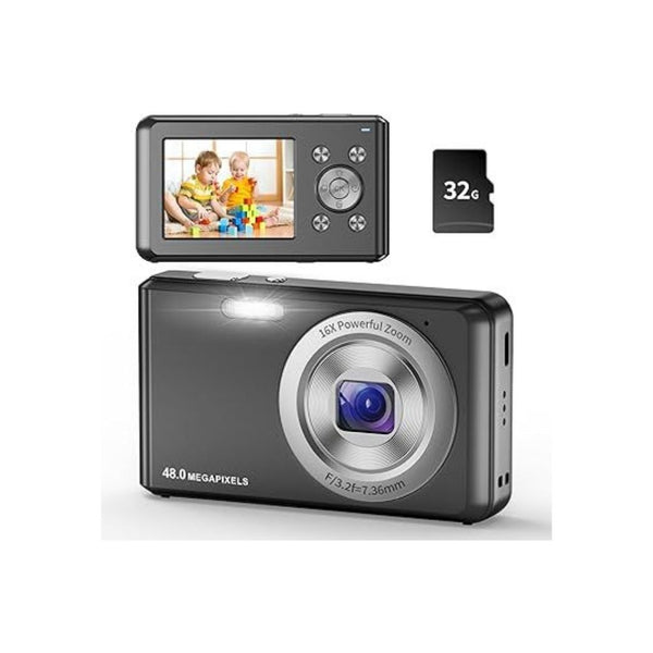 Digital Camera with 32GB Memory Card