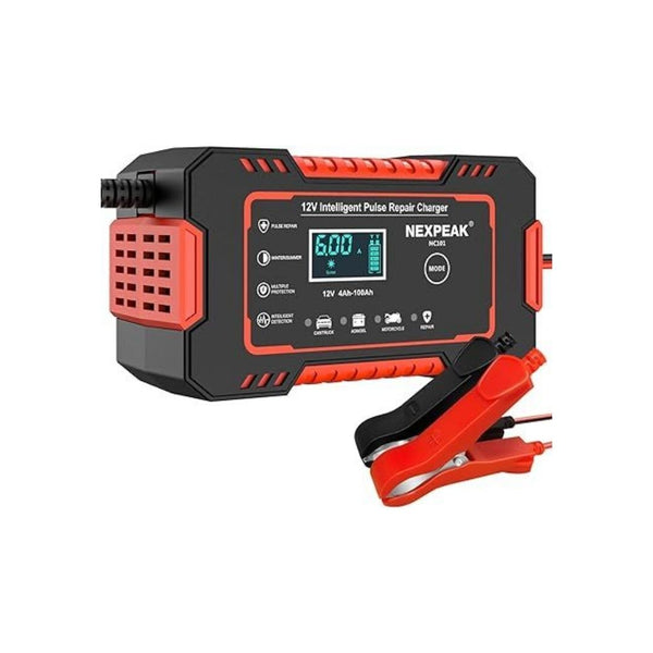 12V 6A Smart Car Battery Charger & Maintainer with Temperature Compensation