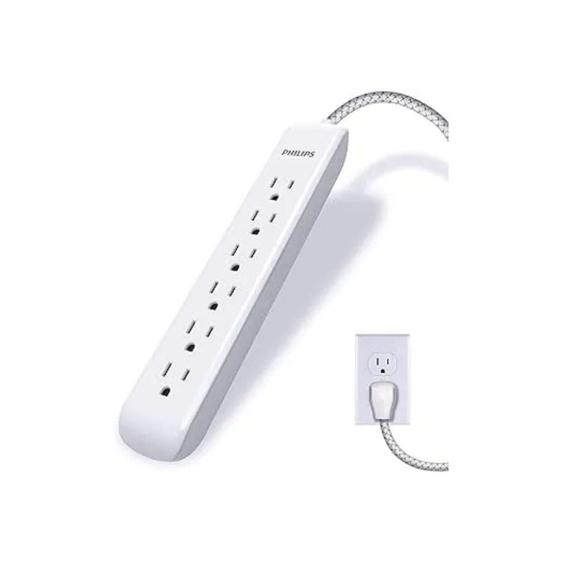 Philips 6 Outlet Surge Protector Power Strip