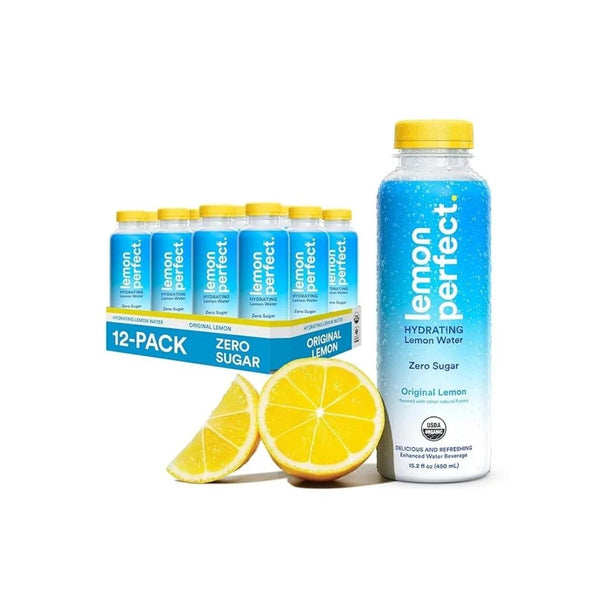 12-Pack Lemon Perfect Original Lemon Hydrating Flavored Water
