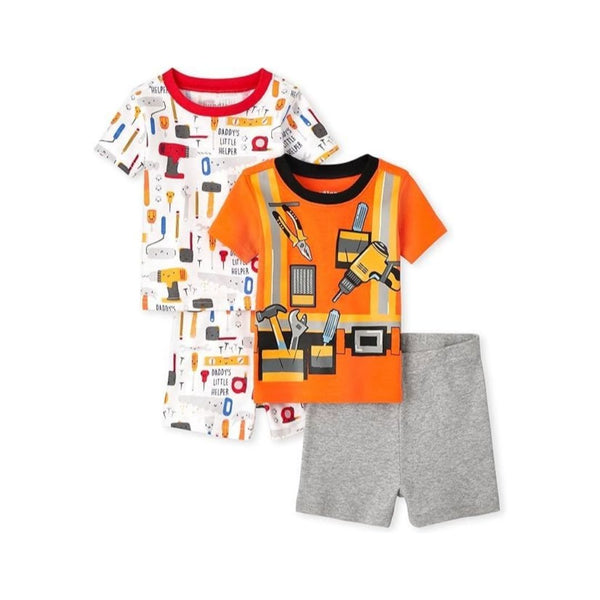 Children's Place Boys' 4-Piece Pajama Set