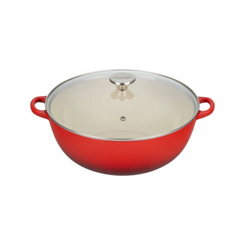 Le Creuset Enameled Cast Iron Chef’s Oven with Glass Lid, 7.5 qt.