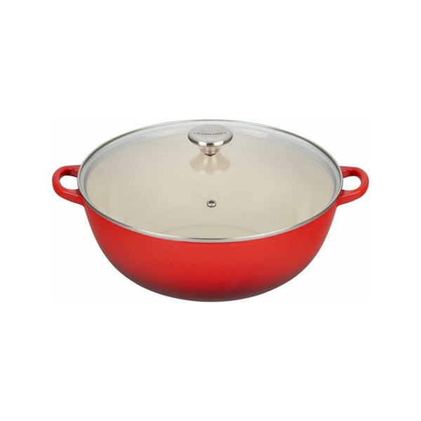Le Creuset Enameled Cast Iron Chef’s Oven with Glass Lid, 7.5 qt.