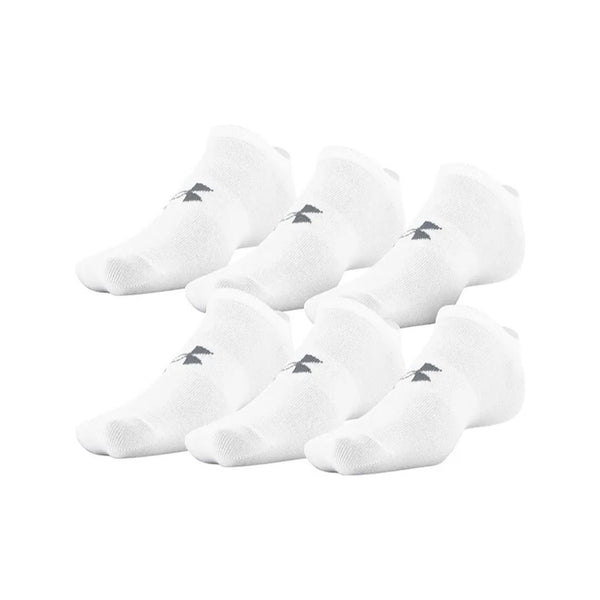 6 Pairs of Under Armour Men’s Essential Lite No Show Socks