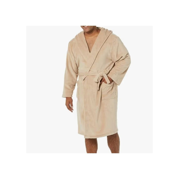 Amazon Essentials Men’s Mid-Length Plush Robe