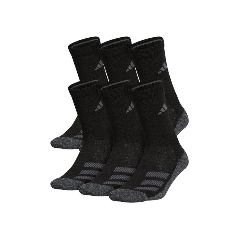 6-Pairs adidas Kids-Boy’s/Girl’s Cushioned Angle Stripe Crew Socks