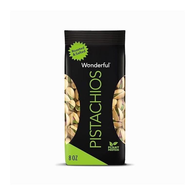 Wonderful Pistachios In Shell, Roasted and Salted Nuts (8 Ounce Bag)