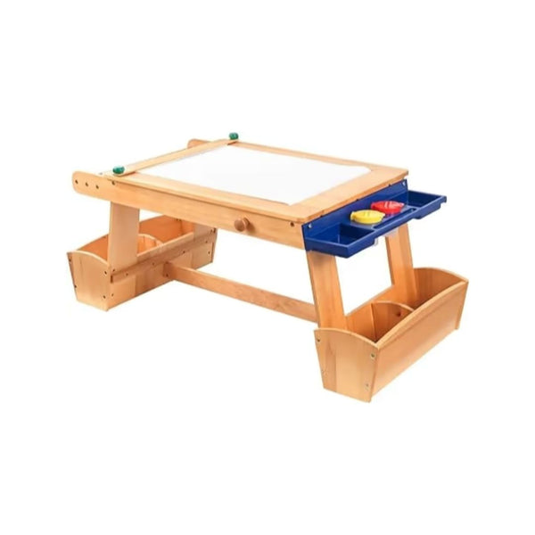 KidKraft Wooden Art Table with Storage Bins