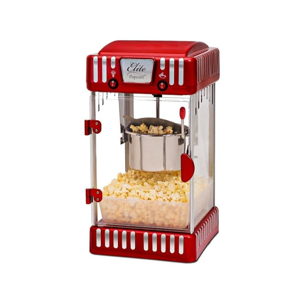 Elite Gourmet Electric Tabletop Popcorn Kettle Maker