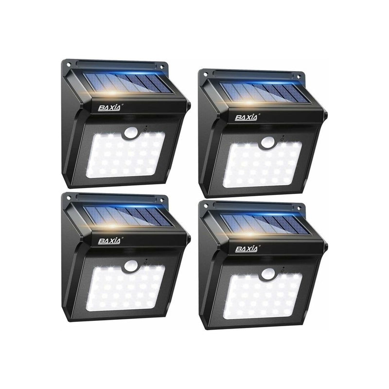 Pack of 4 Solar Outdoor Lights
