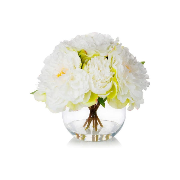 Artificial Peony Flower with Vase