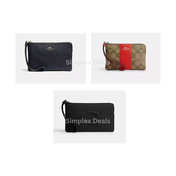 Coach Zip Wristlets