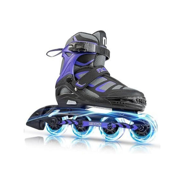 Adjustable Inline Skates with Full Light up Wheels