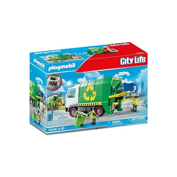 Playmobil Recycling Truck with Accessories and 2 Figures