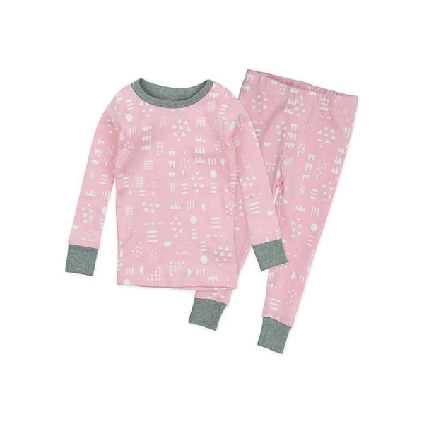 HonestBaby Girls' 2-Piece Pajamas